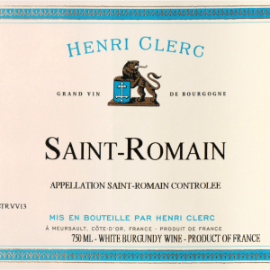Henri Clerc Saint Romain Blanc 2015