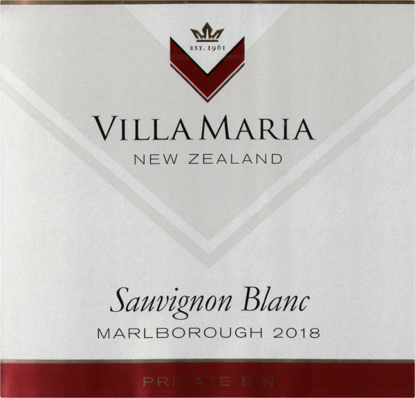 Villa Maria Private Bin Sauvignon Blanc 2018