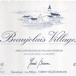 Gerard Brisson Beaujolais Villages 2017