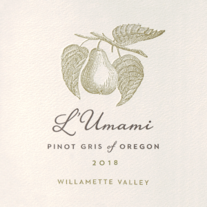 L'umami Willamette Pinot Gris 2018
