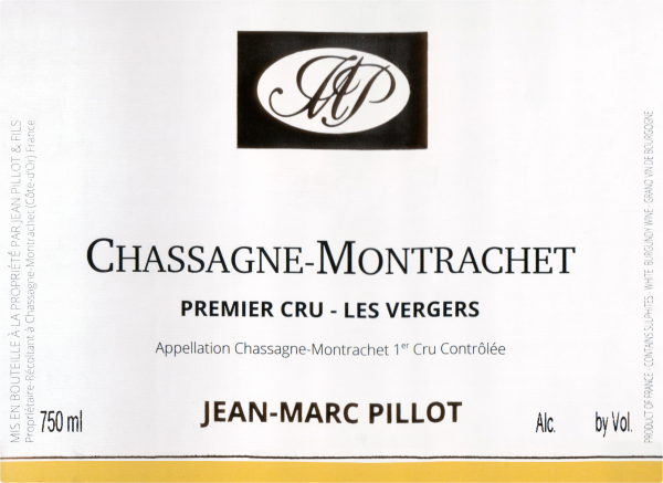 Jean Marc Pillot Vergers Chassagne Montrachet 1er Cru 2017