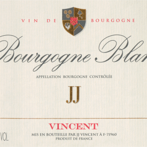 Jj Vincent Bourgogne Blanc 2018