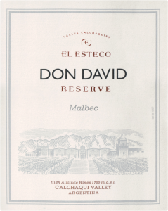 El Esteco Malbec Don David Reserve 2019