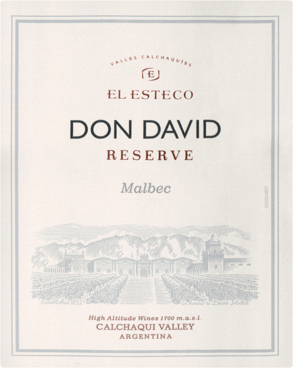 El Esteco Malbec Don David Reserve 2019