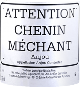 Nicolas Reau Attention Chenin Blanc 2019