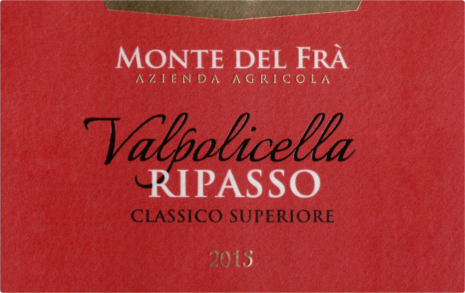 Monte Del Fra Valpolicella Ripasso Classico 2015