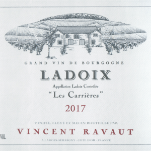 Domaine Vincent Ravaut Ladoix Carrieres 2017