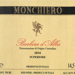 Monchiero Barbera D'alba 2016