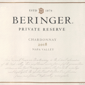 Beringer Private Reserve Chardonnay 2018