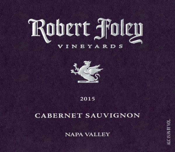 Robert Foley Vineyards Cabernet Sauvignon Napa 2015