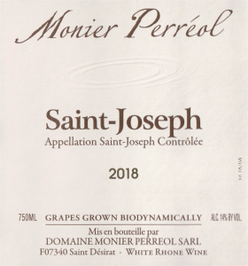 Monier Perreol St. Joseph Blanc 2018