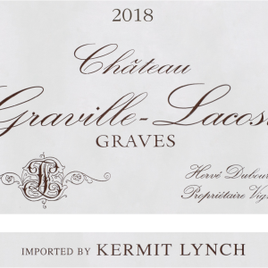 Chateau Graville Lacoste Graves Blanc 2018