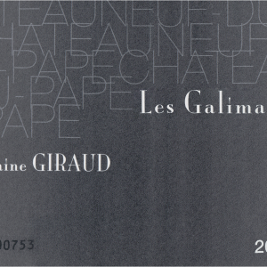 Giraud Chateauneuf Du Pape Blanc Les Gallimardes 2018