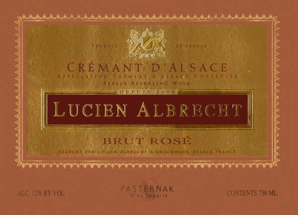 Lucien Albrecht Cremant D'alsace Brut Rose
