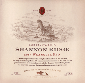 Shannon Ridge Wrangler Red Blend 2017