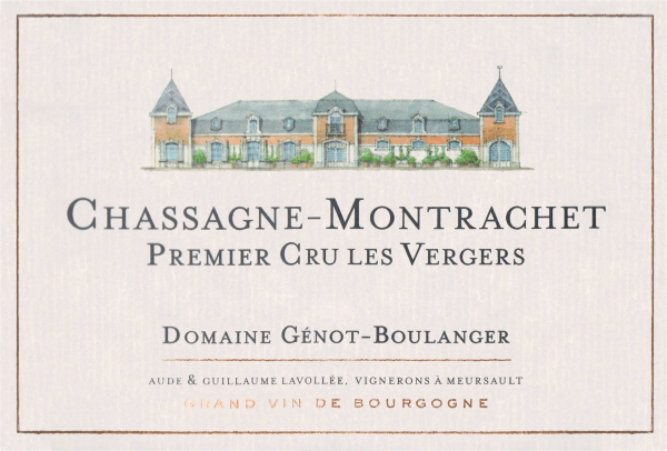 Genot Boulanger Chassagne Montrachet Les Vergers 1er Cru 2017