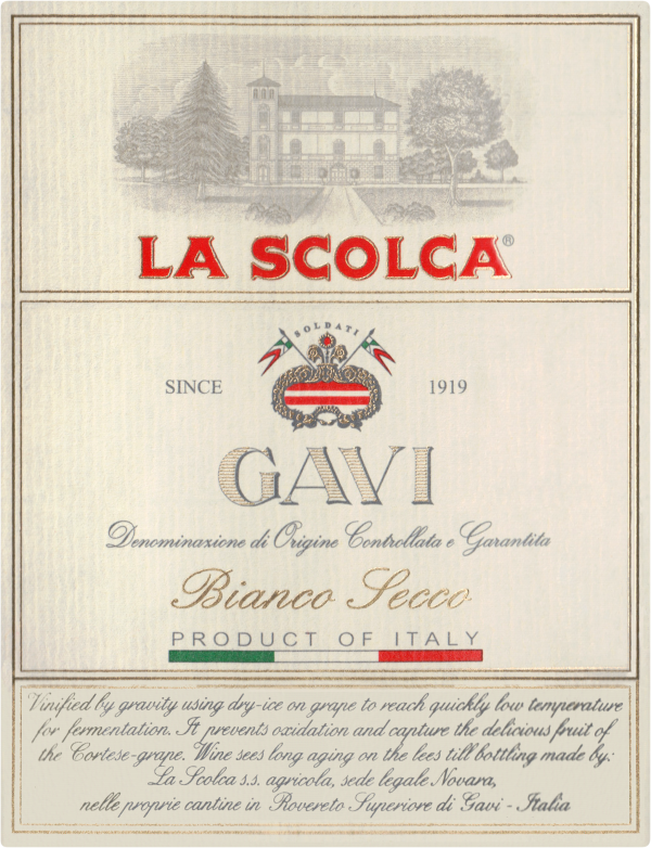 La Scolca Gavi Di Gavi White Label 2019