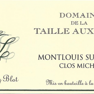 Domaine De Taille Aux Loups Montlouis Sec Clos Michet 2018