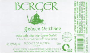 E & M Berger Gruner Veltliner Gebling 2019