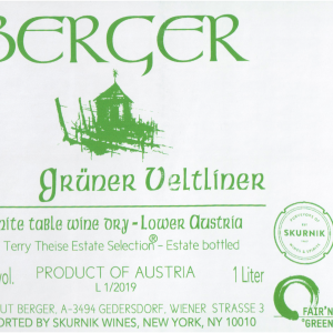 E & M Berger Gruner Veltliner Gebling 2019