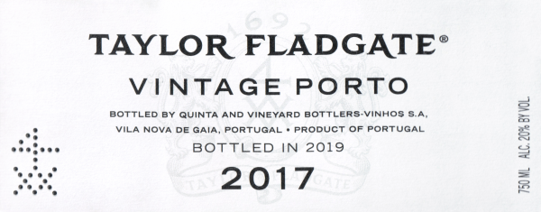 Taylor Fladgate Vintage Port 2017