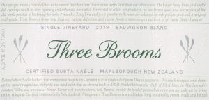 Three Brooms Sauvignon Blanc 2019