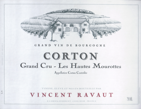 Ravaut Corton Grand Cru Haut Mourottes 2005