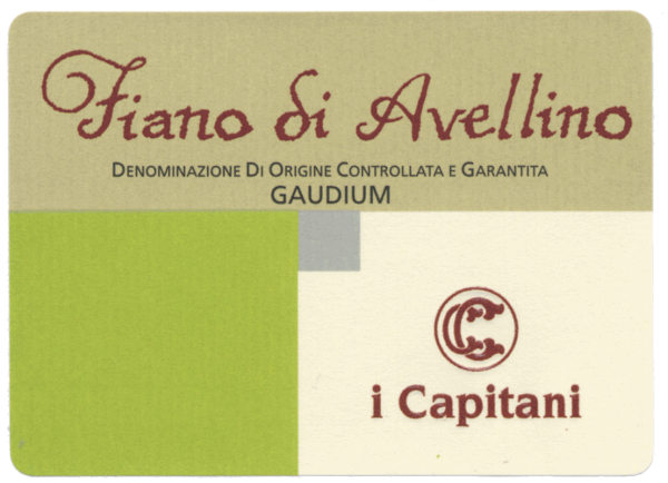 I Capitani Fiano Di Avellino 2018