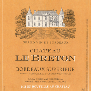 Chateau Le Breton Bordeaux Superieur 2018