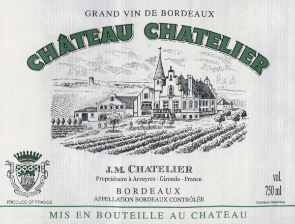 Chateau Chatelier Bordeaux Blanc 2019
