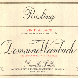 Weinbach Riesling Reserve Personnelle 2018