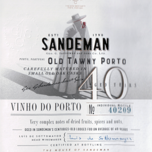 Sandeman 40yr Tawny