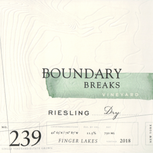 Boundary Breaks Riesling No. 239 2018