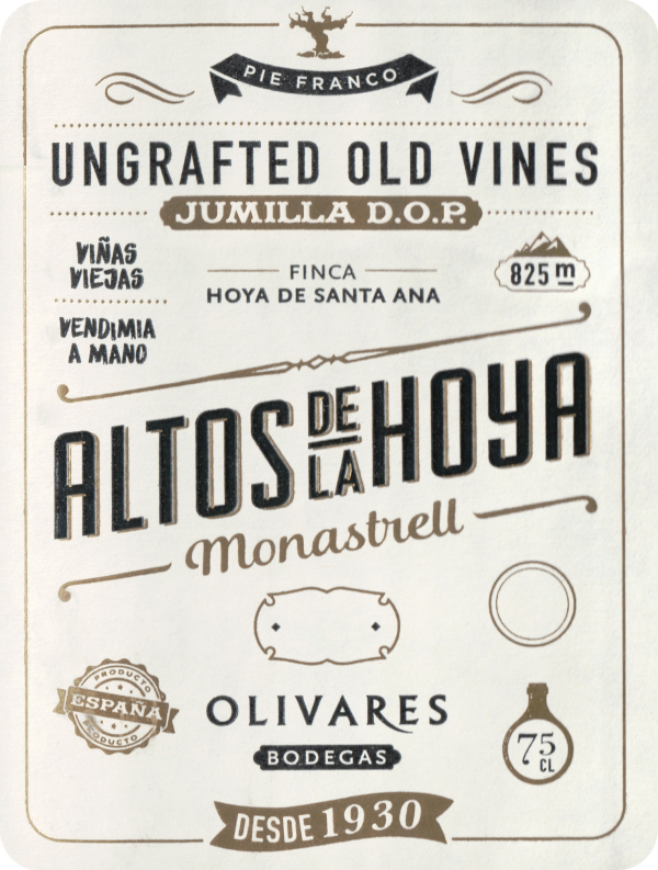 Olivares Altos De La Hoya Monastrell 2018