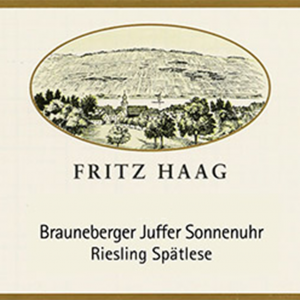 Fritz Haag Brauneberger Juffer Sonnenuhr Spatlese Riesling 2018