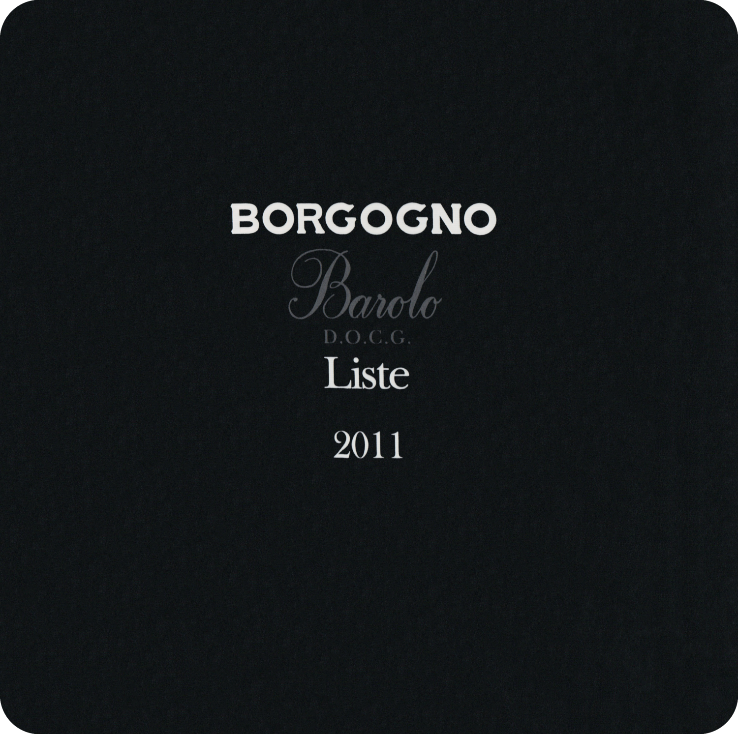 Giacomo Borgogno & Figli Barolo Liste 2011
